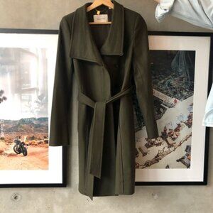 Aritzia Connor coat green
